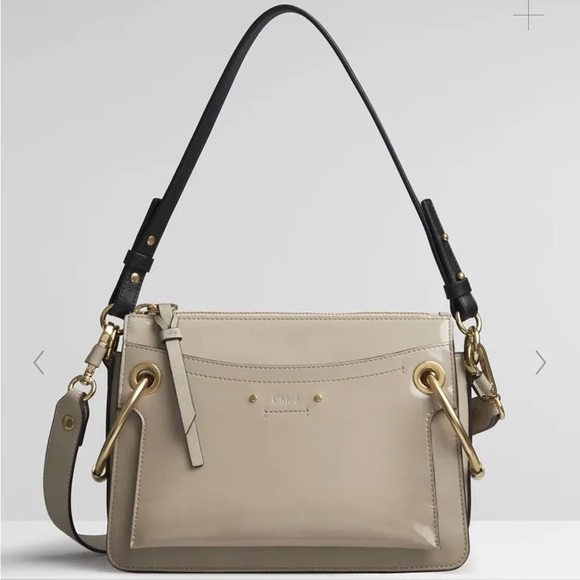 Small Roy Chloe Bag In Glossy Lambskin With “sfumato” effect & smooth Calfsk - Picture 9 of 12